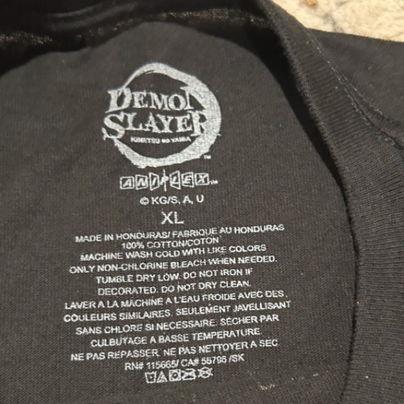 Demon Slayer - Rengoku Pose T-Shirt black short sleeve - Picture 4 of 6